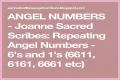 
Repeating Angel Numbers - 1's and 6's  (1166, 1161, 6161, 6611, 661 etc)
